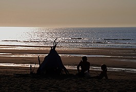 海灘,海,假期