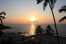 果阿,印度,海灘
