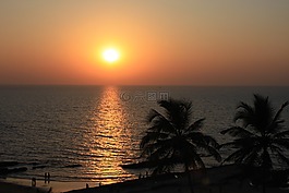 果阿,印度,海灘