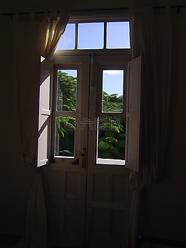 窗口,背光,天空