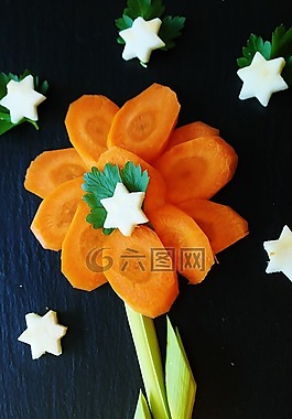 胡蘿卜,韭菜,健康