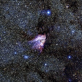 梅西尔 17,星云,空间