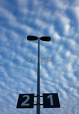 云,天空,光