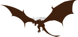 龍,側(cè)影,怪物
