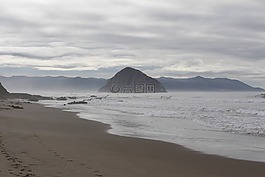石,海洋,秋天