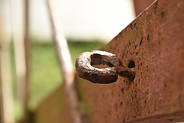 鐵,老,金屬
