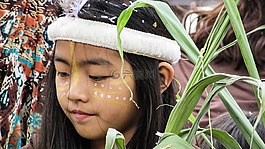 狂歡節(jié),女孩,亞洲
