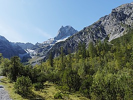山,karwendel,阿爾卑斯山