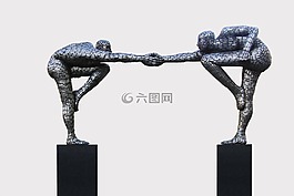 雕塑,男子,數(shù)字