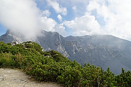 鹽山安全地帶,山,霧