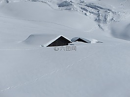 contamines-montjoie,山,雪