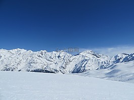 contamines-montjoie,山,雪