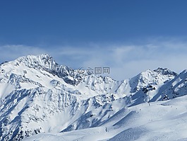 contamines-montjoie,山,雪