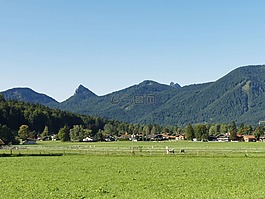 村,山,巴伐利亞