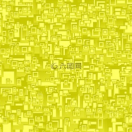 黃色,矩形,模式