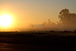 日出,上午,太陽