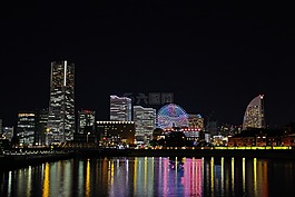 夜景,城市,光