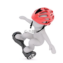 白人男性,3d模型,孤立