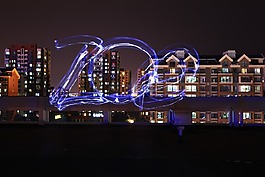 光繪,夜景,城市