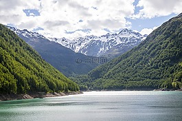 bergsee,高山,val senales