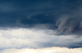 云,雷暴,天空