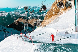 kitzsteinhorn,奥地利,景观