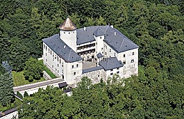 城堡,rychumburk,鳥瞰圖