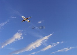 天空,云,飛機