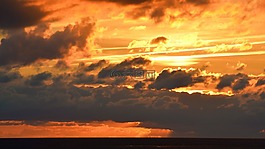 海,云,天空