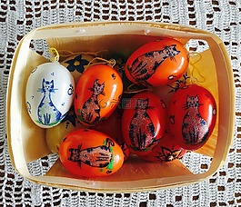 復(fù)活節(jié),蛋,漆