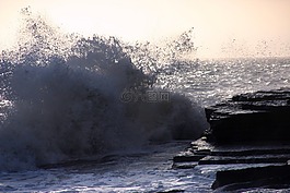 權力,海洋,波破