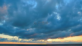 海,云,天空