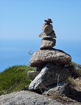放寬,休息,石頭