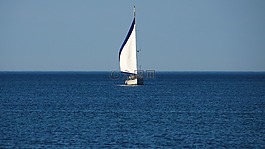 帆船,海,丹麥