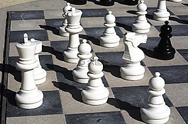 棋,國王,白