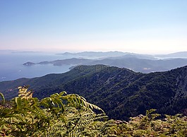 景觀,好的視圖,托斯卡納群島
