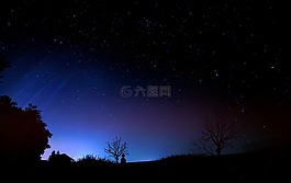 夜晚的天空,夜,天空