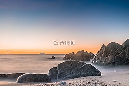 海灘,波,意大利