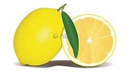 檸檬,水果,黃色