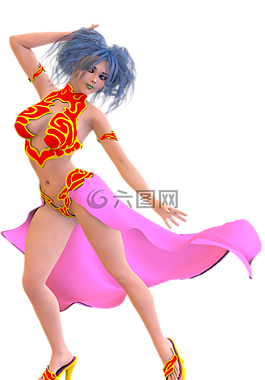女子,構(gòu)成,頭發(fā)