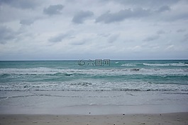哈瓦那,海灘,古巴