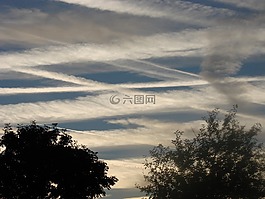 云,大自然,晚