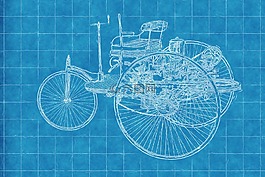 車,那輛舊車,藍圖