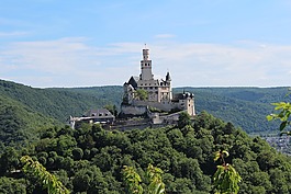 马城堡,braubach,莱茵