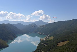 更多,山,空氣