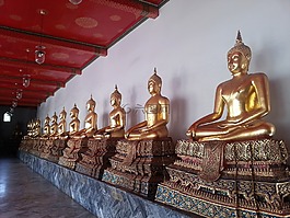 佛,黃金,寺