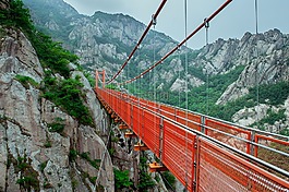 桥,冒险桥,wollchulsan国家公园