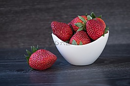 草莓,红色,成熟