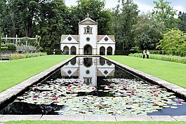 威爾士,花園,房子