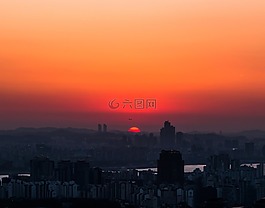 漢城,城市,太陽